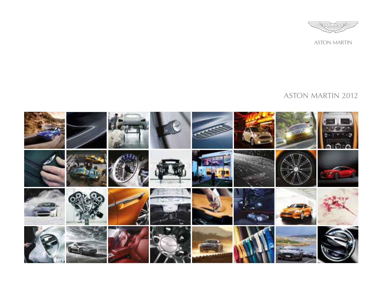 2012 Aston Martin Model Range Brochure
